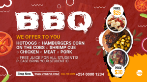 BBQ Twitter Post template