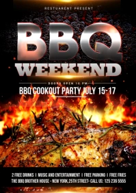 BBQ WEEKEND A5 template