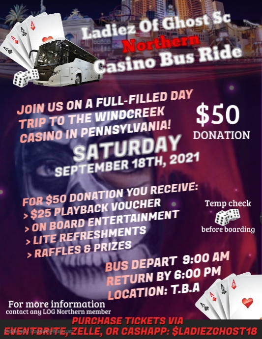 Copy of Casino Bus Trip Flyer Template PosterMyWall