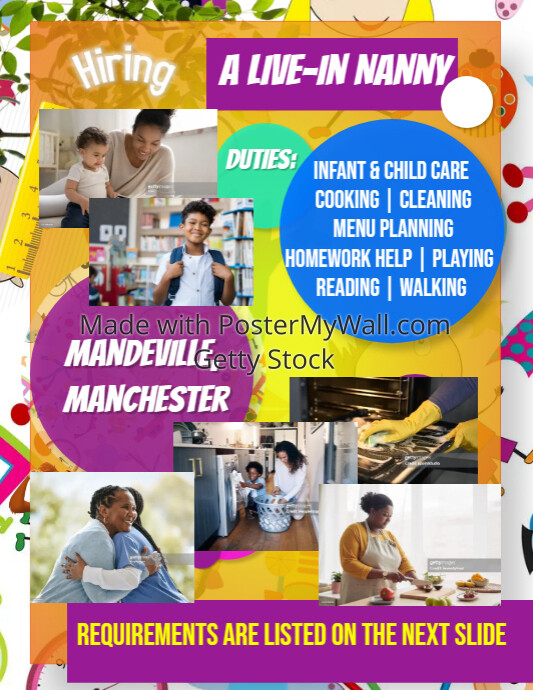 Nanny Services PosterMyWall