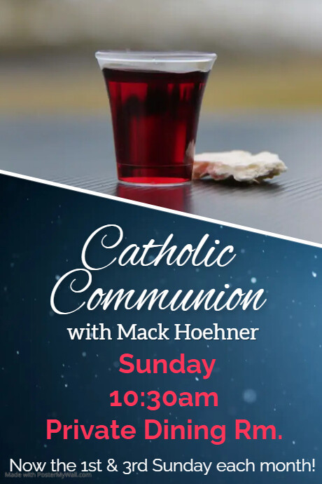 holy communion service flyer | PosterMyWall