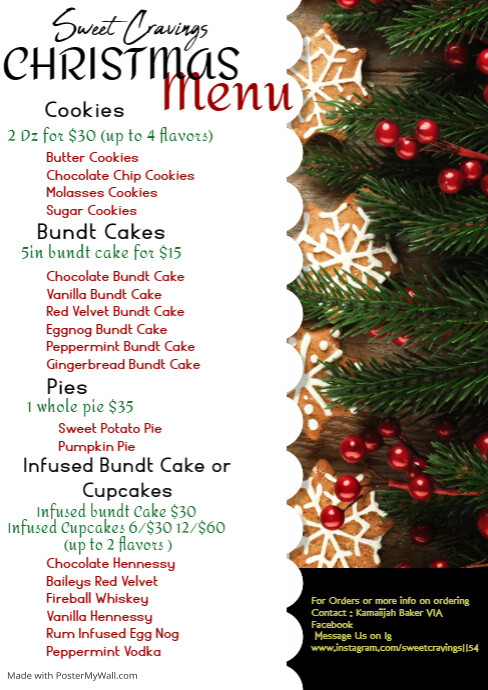 Christmas,Christmas retail,menu | PosterMyWall