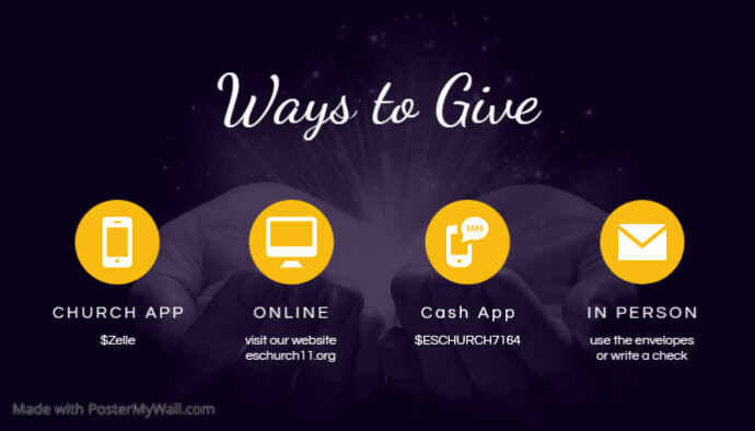 ways to give | PosterMyWall