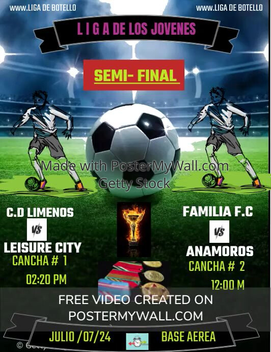 Soccer MATCH | PosterMyWall