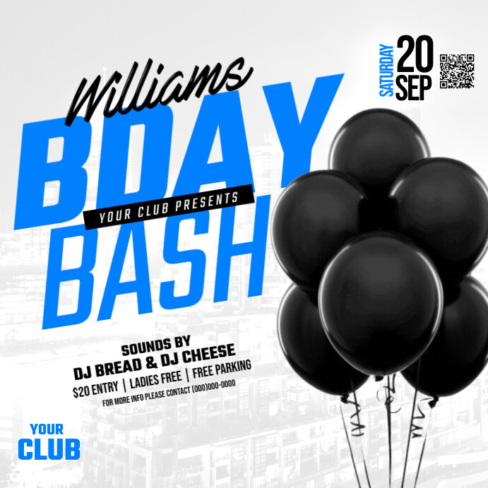 Insym Bday Plantilla de Bday | PosterMyWall