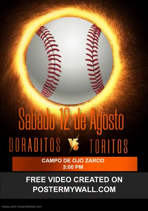 Baseball video | PosterMyWall