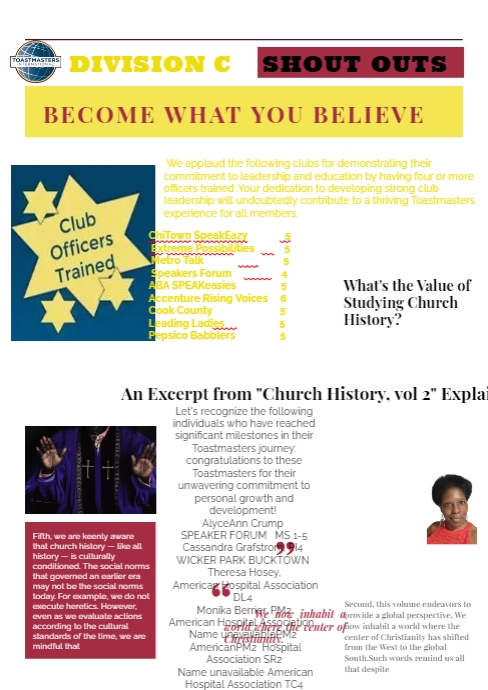 Church Newsletter Design A4 template