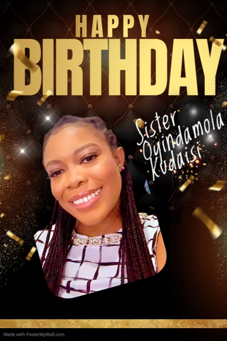 birthday celebration Poster template