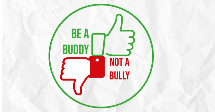 Be A Buddy Not A Bully Facebook Shared Image Obraz udostępniany na Facebooku template
