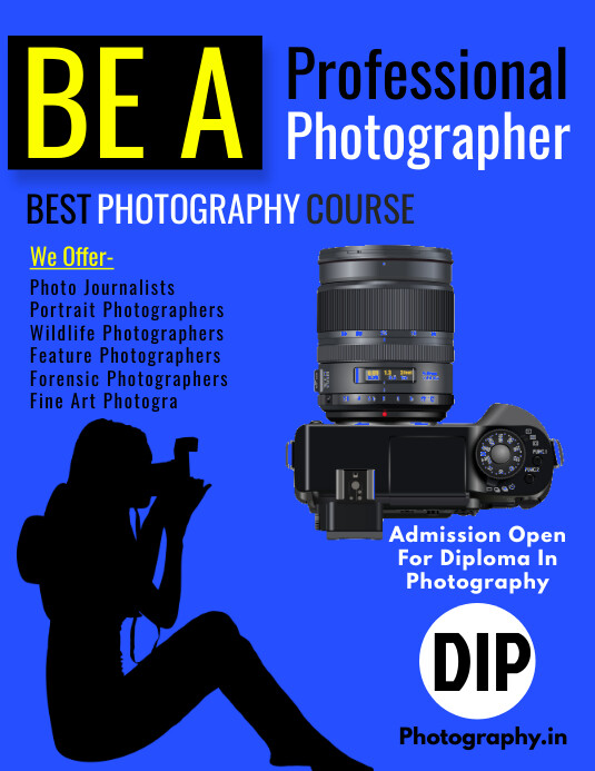 be a photographer Template | PosterMyWall