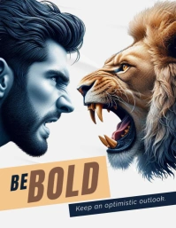 Be bold Flyer (US Letter) template