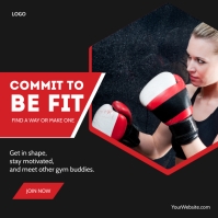 Be Fit Gym Promo Instagram template
