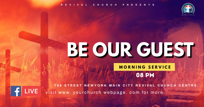 Be our guest, welcome be our guest, welcome t Facebook Shared Image template