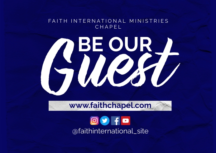 Be our guest Postcard template