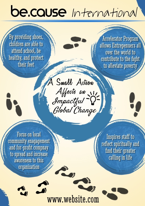 Firstbe Cause be.cause Infographic Flyer Template | PosterMyWall