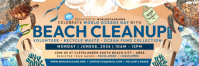 Beach Cleanup Campaign Banner Template Bannière 2' × 6'