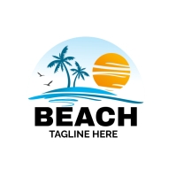 BEACH LOGO Template | PosterMyWall