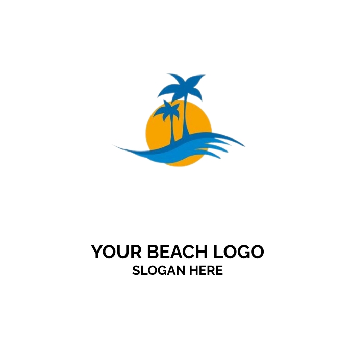 BEACH LOGO template