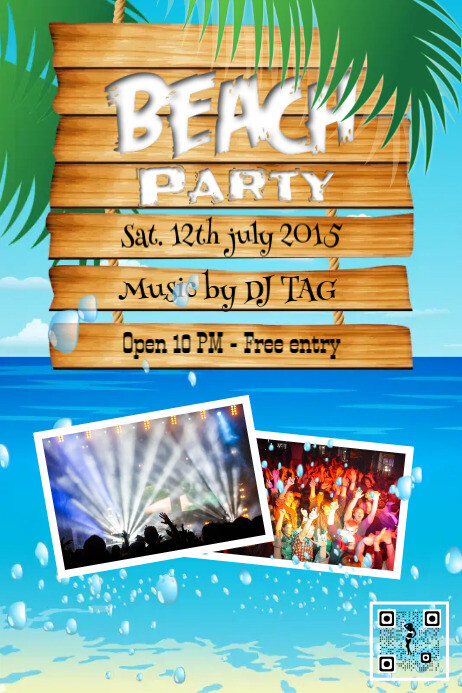 Download Sjabloon Beach Party Poster Template Postermywall Free Get Wallpaper Sjabloon Beach Party Poster Template Postermywall Desktop Wallpaper