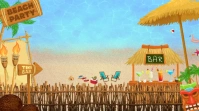 Beach Party Summer Background Presentation (16:9) template