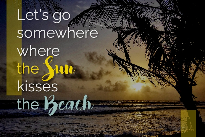 Modele Plage Coucher De Soleil Citation Affiche Postermywall Modele Plage Coucher De Soleil Citation Affiche Postermywall