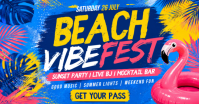 Beach Vibe Fest Immagine condivisa di Facebook template