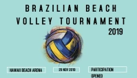 BEACH VOLLEYBALL Blog Header template