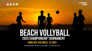 Beach Volleyball Umbukiso Wedijithali (16:9) template