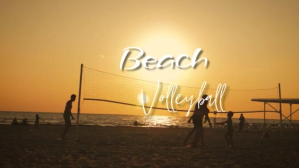 Brown Beach Volleyball Miniatura di YouTube Template