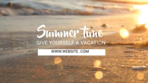 Beach Wave Travel Agency Youtube Video Ad template