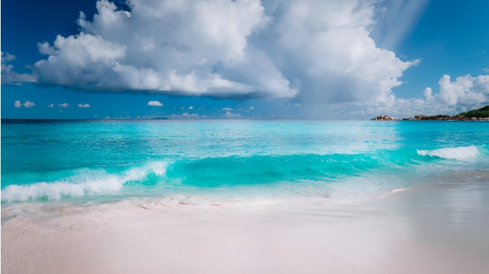 Beach - Zoom Background Templates Isethulo (16:9)