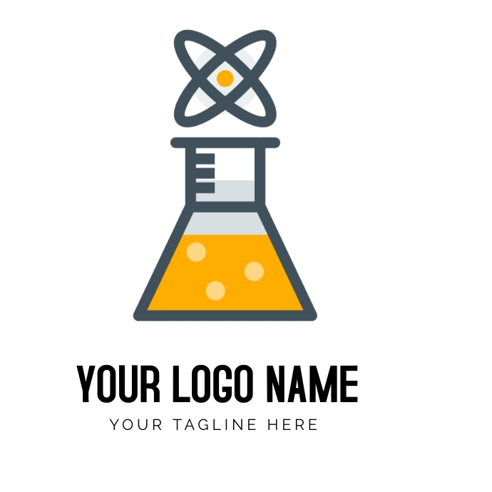 Science Laboratory Technology Logo Lab Technology Logo Template