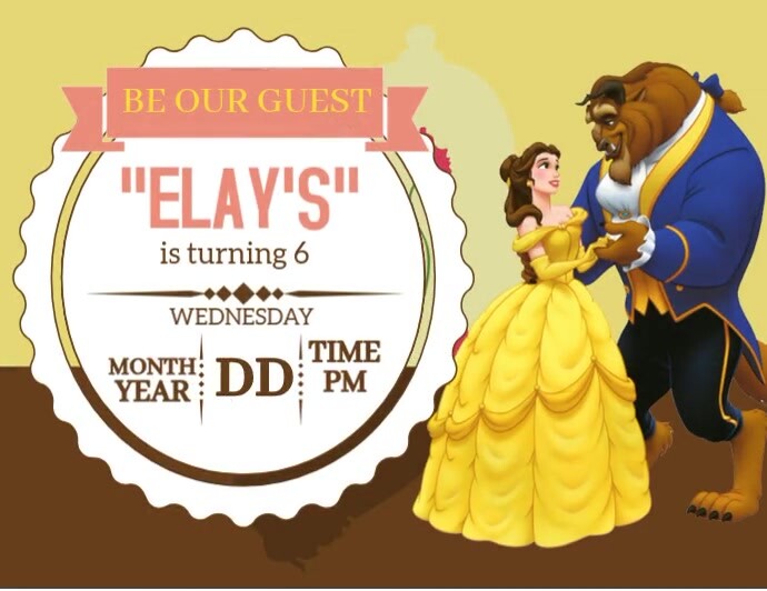 Beast | Birthday Invitation Template | PosterMyWall