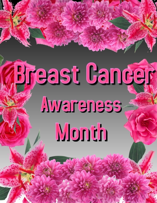 Beast Cancer Awareness Template | PosterMyWall Beast Cancer Awareness Template | PosterMyWall