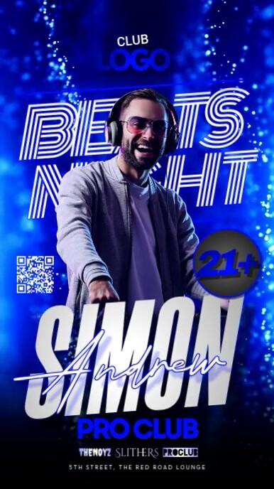 Beats Night Template | PosterMyWall