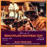 Beaujolais Nouveau Day Instagram Post template