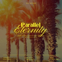 Beautiful abstract album cover template