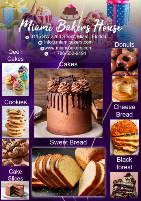 Beautiful Cakes And Pastries Bakery Flyer Adv Template PosterMyWall beautiful-cakes-and-pastries-bakery-flyer-adv-template-postermywall