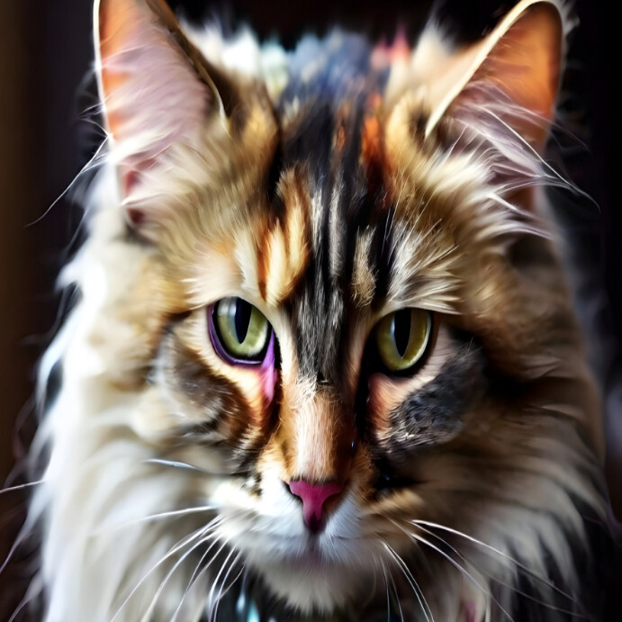 Cat Pretty Example Beautiful cat Template | PosterMyWall