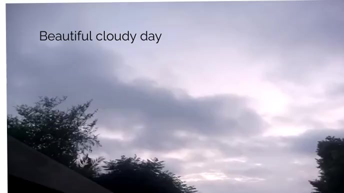 Cloudy Layout Beautiful Cloudy day Template | PosterMyWall