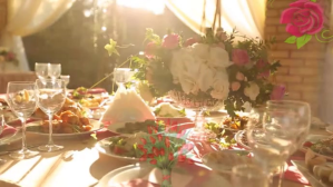 สีน้ำตาล Wedding Reception YouTube-miniature Template