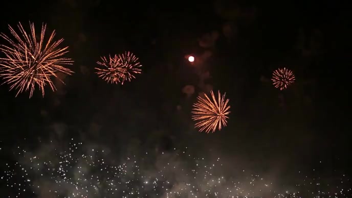 Beautiful fireworks in the sky Template | PosterMyWall