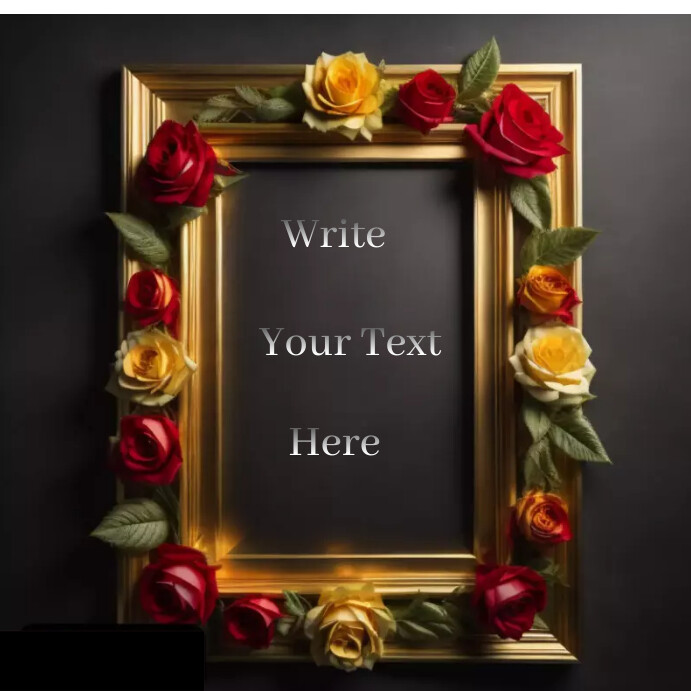 Beautiful frame Template | PosterMyWall