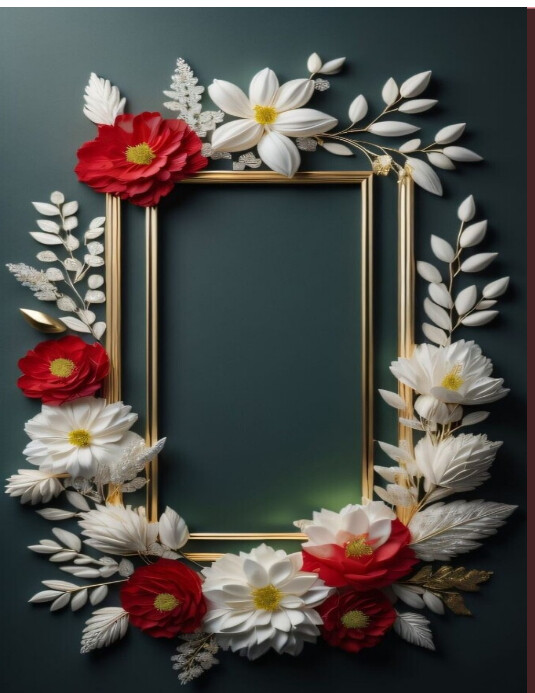 Beautiful frame template | PosterMyWall