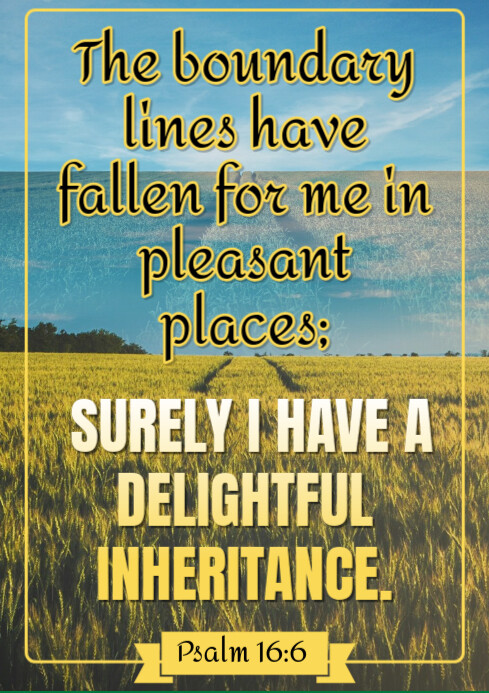 Beautiful Scripture Bible Verse Template | PosterMyWall