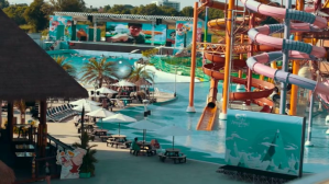 Beautiful Water Park YouTube Thumbnail template