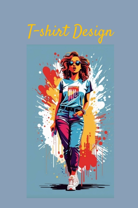 Beautiful woman T-shirt+ Mug design Template | PosterMyWall