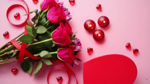 beautifull rose and heart YouTube-miniature template