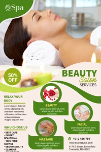 Beauty & Spa Banner design template