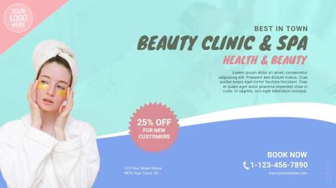 Copy of Beauty & Spa Center Video Ad | PosterMyWall